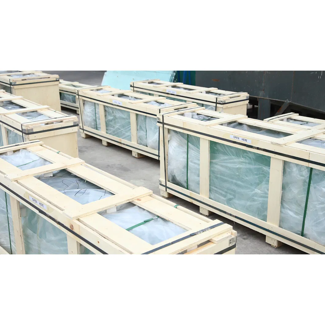 3mm-19mm Aanpasbare grootte Float glas Gehard glas Gehard glas voor de deur Railing Venster Balkon Douche kamer 1