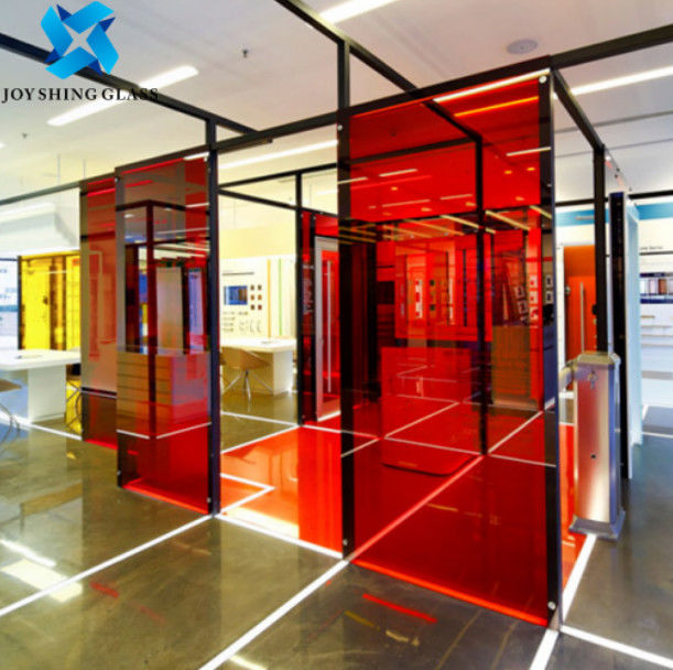 Dubbel glas gekleurd gelaagd glas 6,38 mm 8,38 mm doorschijnend helling