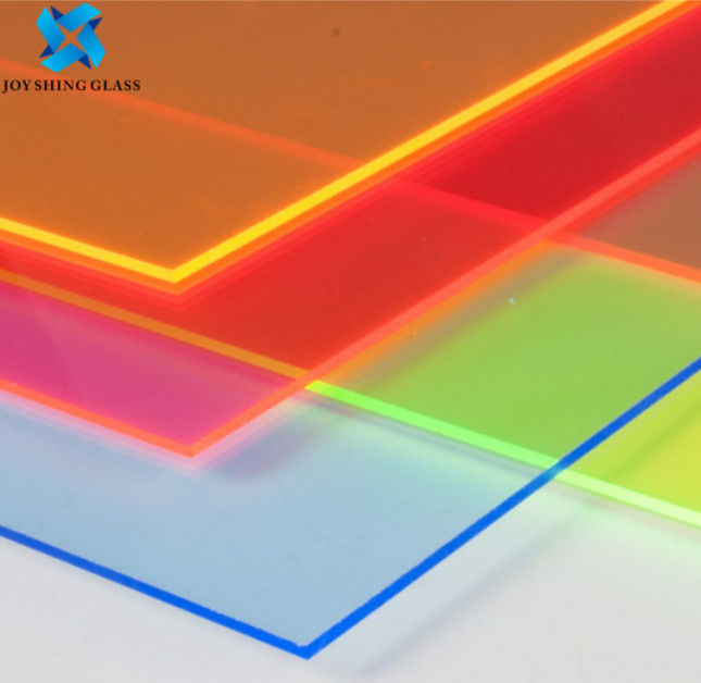 Art Colored Laminated Glass 3mm 4mm Rode Groenachtig blauwe Roze Comités van het Venster Decoratieve Glas
