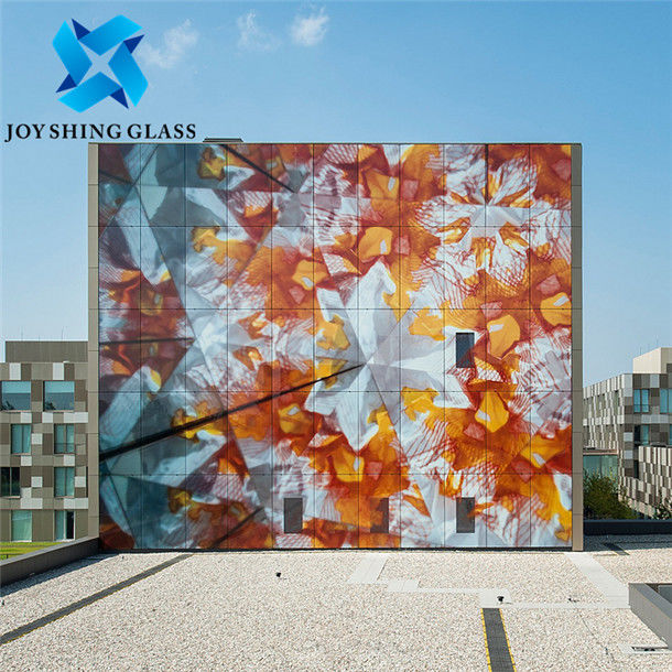 Decoratieve Muur Digitale Ceramische Druk op Glas Aangepaste Grootte