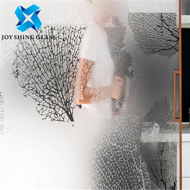 Grey Acid Etched Glass 3mm tot 19mm voor de Decoratieve Muur van de Glasverdeling