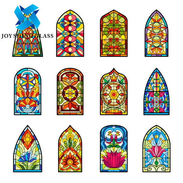 Comités Crystal Art Glass For Door van het luxe de Decoratieve Gebrandschilderde glas