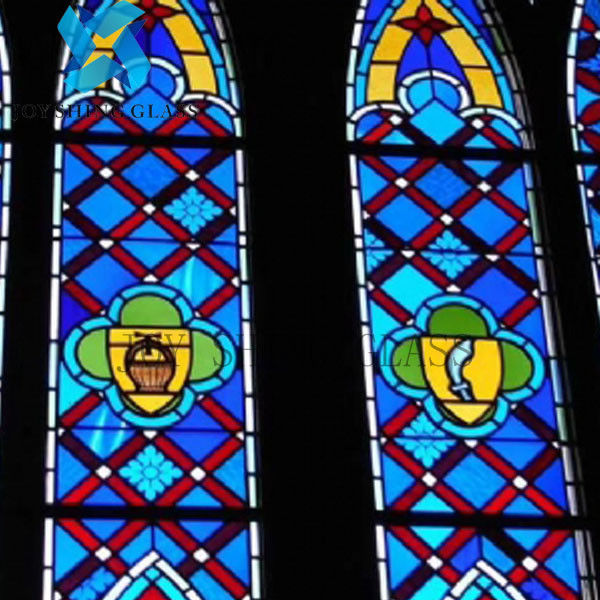 De anti UVkleur van de de Diktevorm van de Kerkgebrandschilderd glas Aangepaste Grootte