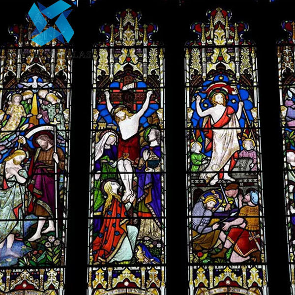 De anti UVkleur van de de Diktevorm van de Kerkgebrandschilderd glas Aangepaste Grootte