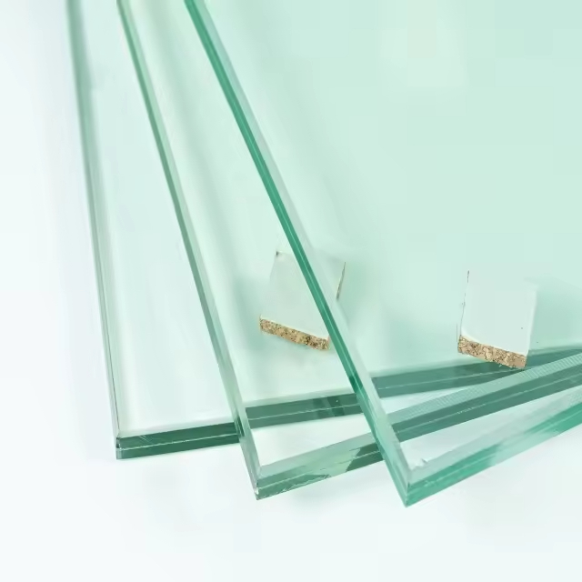 Architecturale keuze Ultra-helder, weinig reflecterend gelaagd glas voor luxe winkelpuien, eetkamers, hotels, woonkamers, trappenhuizen