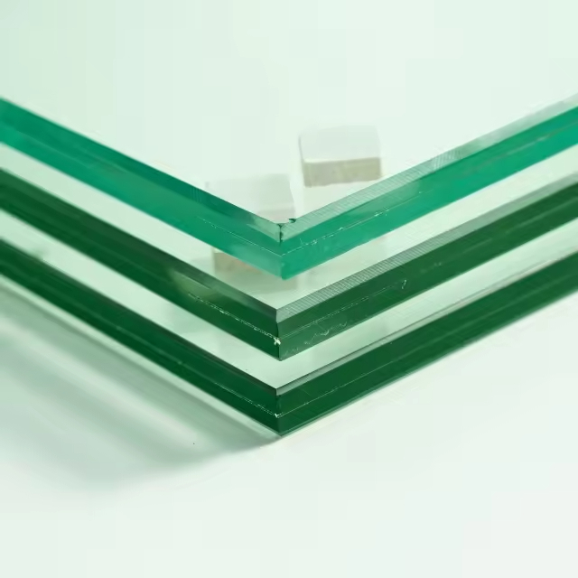 Architecturale keuze Ultra-helder, weinig reflecterend gelaagd glas voor luxe winkelpuien, eetkamers, hotels, woonkamers, trappenhuizen