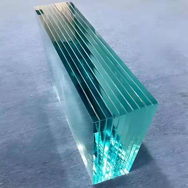 Architecturale keuze Ultra-helder, weinig reflecterend gelaagd glas voor luxe winkelpuien, eetkamers, hotels, woonkamers, trappenhuizen
