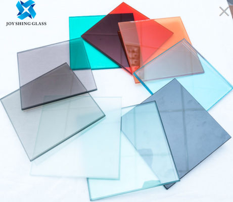 Vlak/boog Gekleurd Gelamineerd Glas Anti UV Aangemaakt Glas 6.38mm 8.38mm 8.76mm 11.52mm