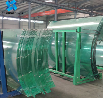 JOYSHING Bent Safety Toughened Glass, Gebogen Aangemaakt Glas voor Balustrade