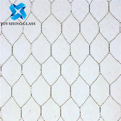 Metaal Mesh Laminated Float Glass 1mm19mm Geluiddichte UVbescherming