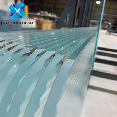 Het douane In reliëf gemaakte Glas van de Muurverdeling, het Glas van de Waterrimpeling voor de Bouw