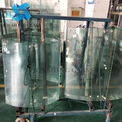 Gebogen Gelamineerd Glas 5+5mm Verwerking van het Tussenlaag de Witte Glas Aangemaakte Glas