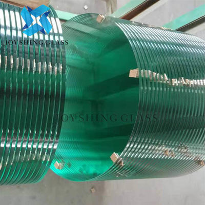 Het rond Aangemaakte Glas paste 15mm Gehard Hitte Doorweekt Glas aan