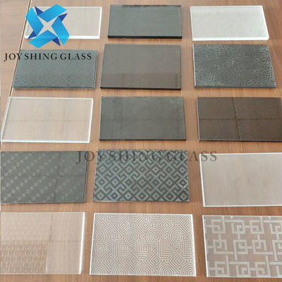 Het zuur etste Gelamineerd Glas 6.38mm tot 100mm Grey Laminated Glass