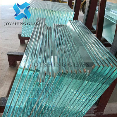 Custom 3mm laag ijzer extra helder veiligheid gehard glas