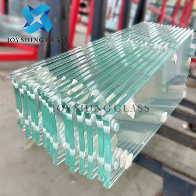 Custom 15mm laag ijzer veiligheid gehard glas voor splitsing