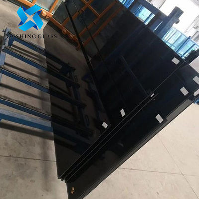 Op maat gemaakt gekleurd gehard glas 10 mm zwart gehard glas