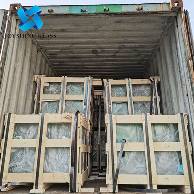 Melkwit gelaagd glas 12,38 mm getint gelaagd glas