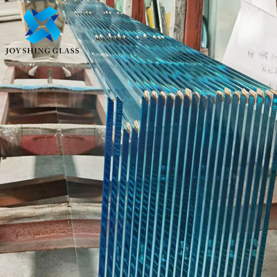 F - Blauw getemperd warmtegewaterd glas 12 mm getint veiligheidsglas gehard glas