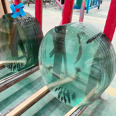 10 mm warmteversterkt glas is platter dan gehard glas