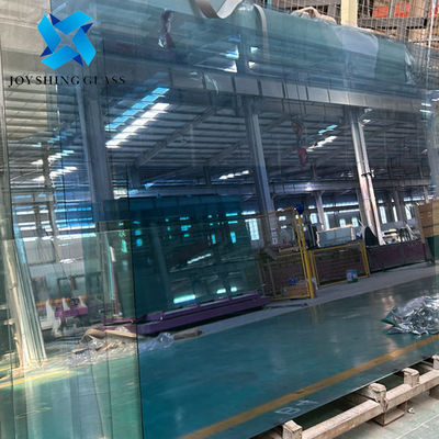Ford blauw reflecterend gehard glas 6 mm bekleed gehard glas