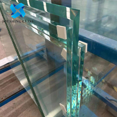12 mm ultrahelder raamloos gehard glasrail voor trappen
