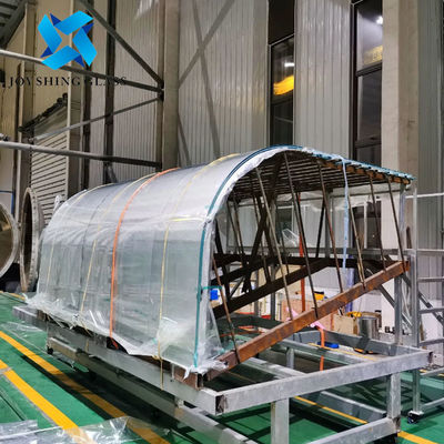Ultra-helder gebogen SGP gelamineerd glas voor het verlichtingsplafond